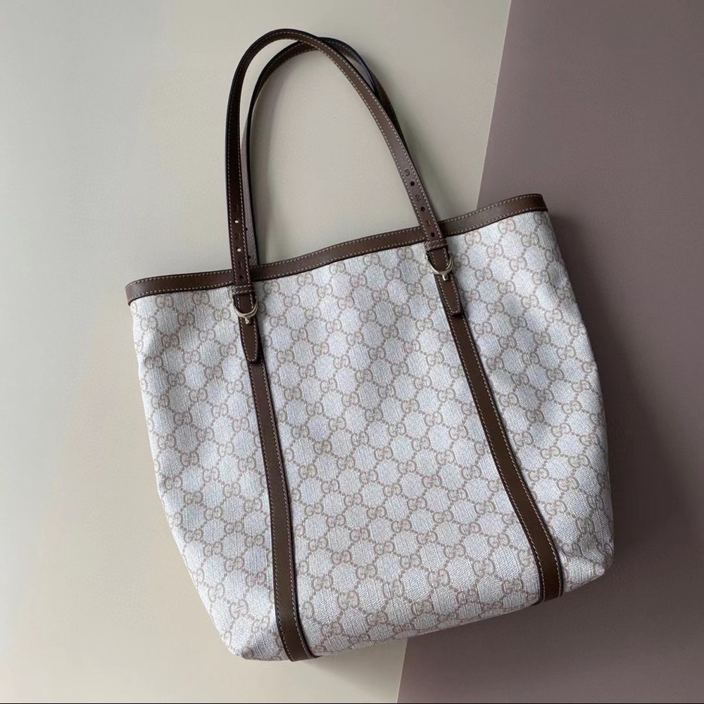 Vintage Gucci Monogram Tote - 100% Authentic